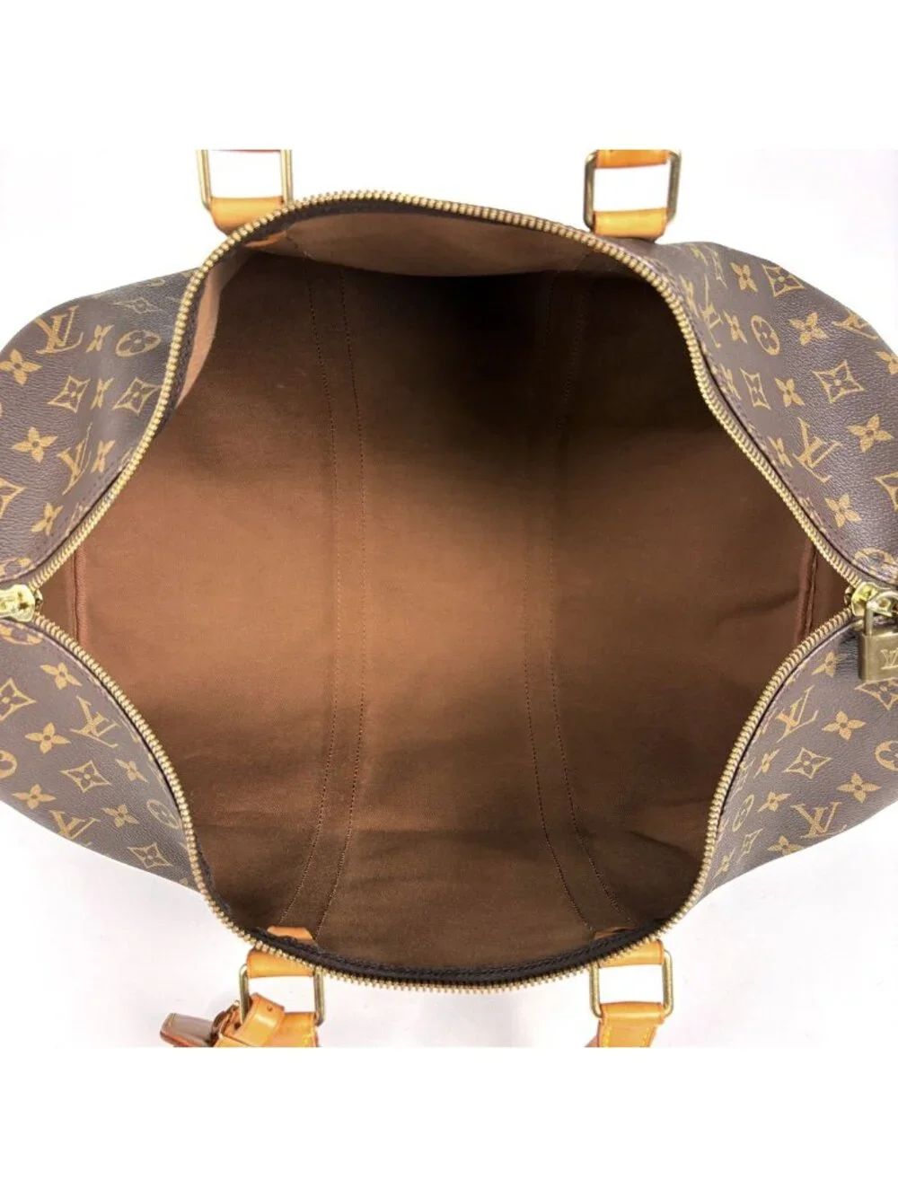 Louis Vuitton Keepall 50 Boston Bag Monogram Brown